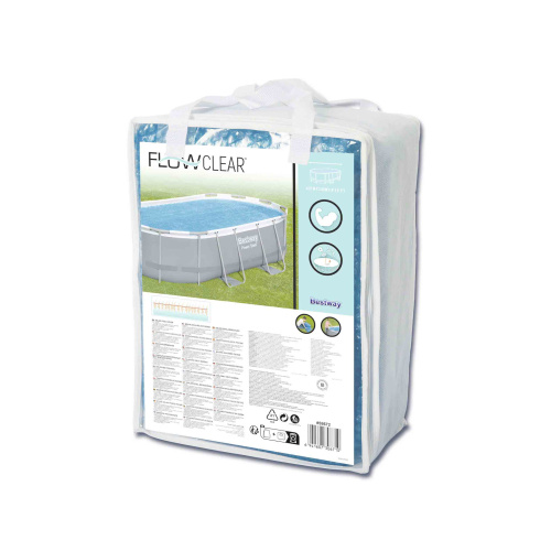 Солнечное покрывало с обогревающим эффектом для бассейнов 427х250х100 см (394х210 см) (Bestway 58672 BW)