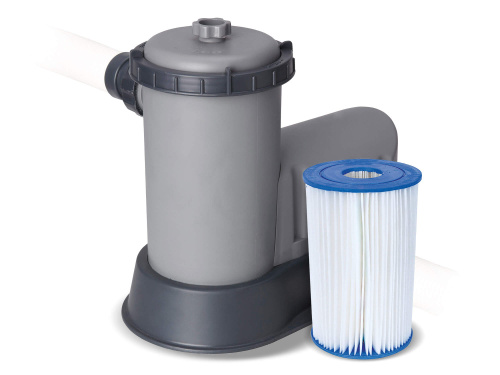 Каркасный прямоугольный бассейн Bestway 671х366х132 см + фильтр-насос 5678 л/ч, тент, лестница, настил (56470/56272 BW)