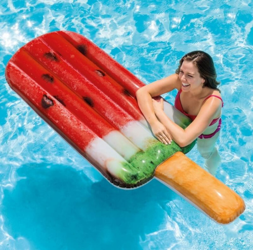 Надувной плотик "Эскимо арбуз", 191х76 см (Intex 58751)