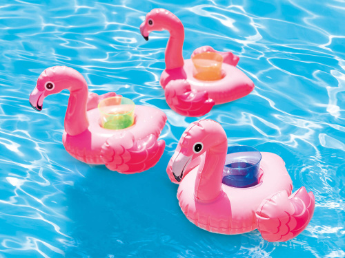 Надувной подстаканник "Фламинго", комплект 3 шт. (Intex 57500)