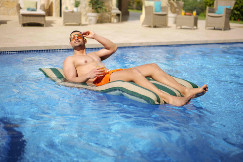 Матрас для плавания "Everluxe" 183x90x20 см, до 140 кг (43913 BW)