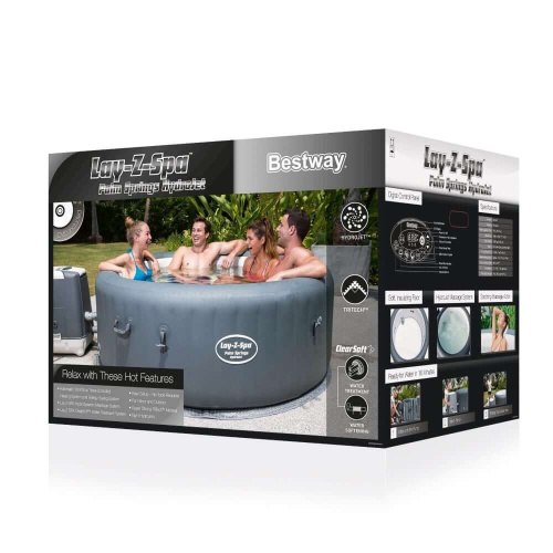 СПА-бассейн Bestway Lay-Z-Spa Palm Springs HydroJet 196х71 см, на 4-6 человек (54144 BW)