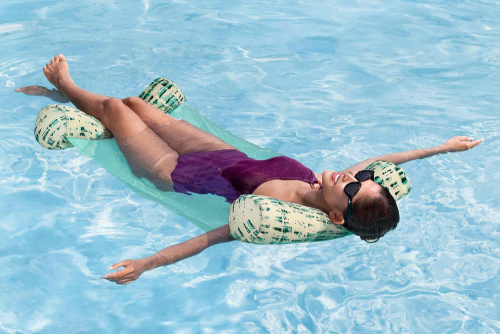 Матрас-гамак для плавания "Everluxe" 122x65x15 см, до 100 кг (43909 BW)