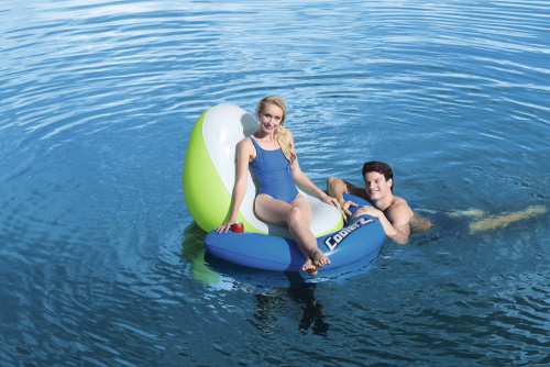 Надувной шезлонг для отдыха на воде, 150х140 см (Bestway 43136)