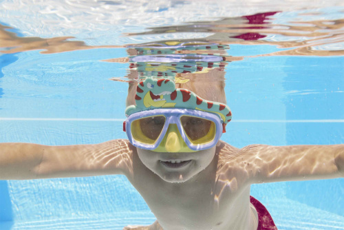 Маска для плавания "Lil Animal", от 3 лет (Bestway 22064 BW)