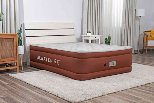 Надувная кровать AlwayzAire 152x203x51 см, встроенный насос 220V с автоподкачкой (Bestway 69160 BW) Надувная кровать AlwayzAire 152x203x51 см, встроенный насос 220V с автоподкачкой (Bestway 69160 BW)