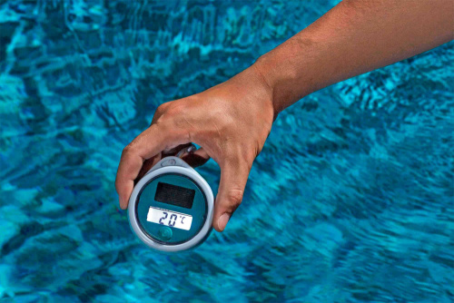 Термометр цифровой на солнечных батареях, для измерения температуры воды в бассейне (Bestway 58764 BW)